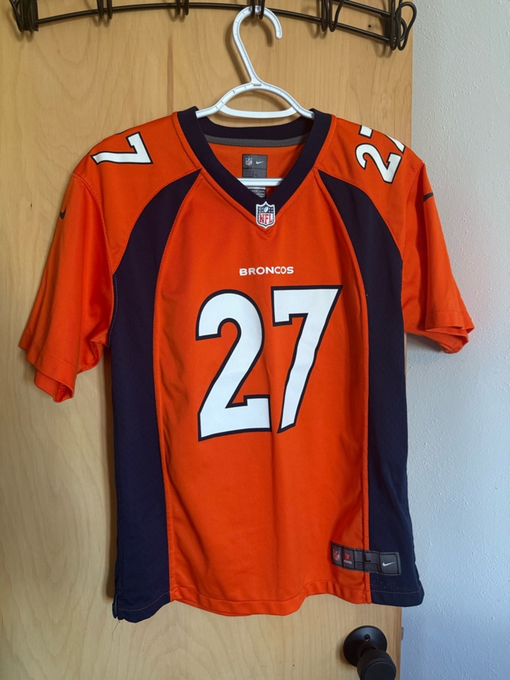 Nike Game Broncos Jersey - #27 Moreno